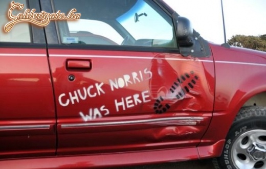 Chuck Norris itt járt..