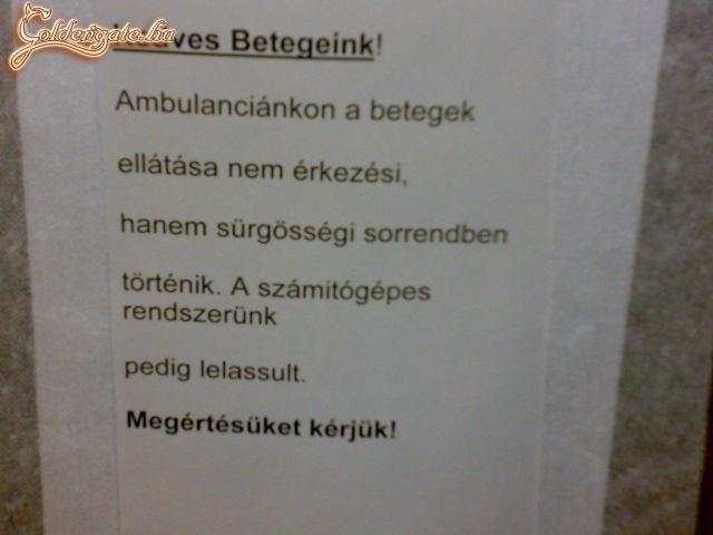 Szt Borbála sebészeti ambulancia
