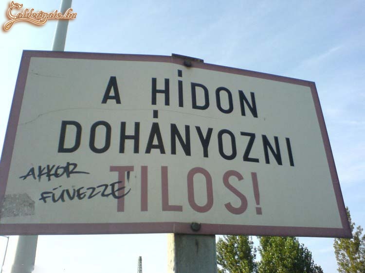 Dohányolni tilos füvezni szabad