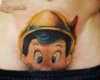 Pinokkió tetoválás
