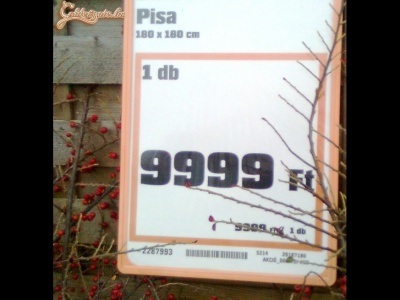 1 db drága, de nagy PISA!