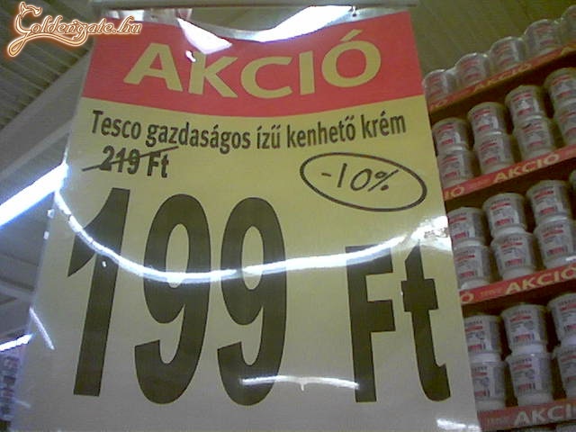 Gazdaságos ízű krém