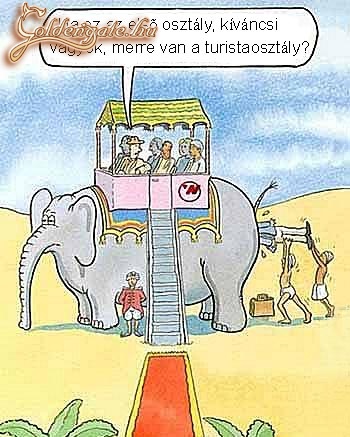 Az első osztály és a turistaosztály különbségei