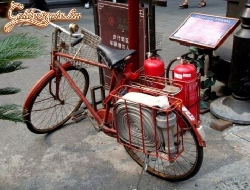 tűzoltó bicikli