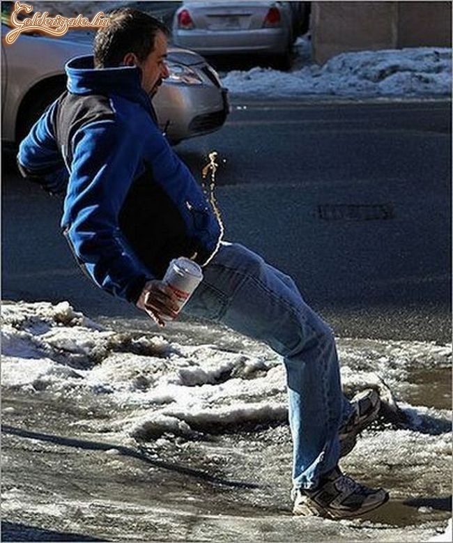 Vigyázz csúszik (már késő)