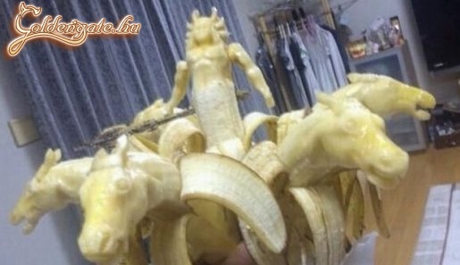 banán alkotás