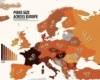 A “férfiasság” átlag mérete Európában