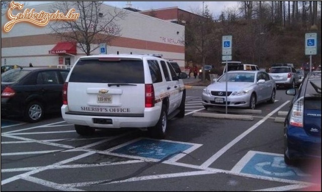Sheriff's parking