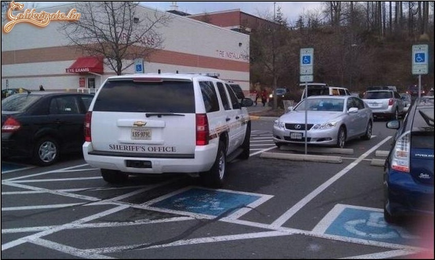 Sheriff's parking