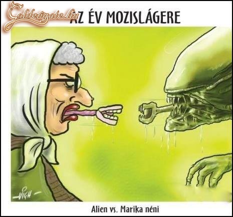 Marikanéni vs alien 