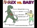 t-rex vs baby