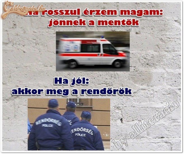 buli,flash, sziréna, kórház