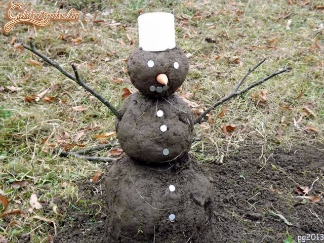 Hó nélküli hóember