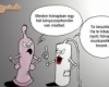 gumi és tampon beszélgetnek