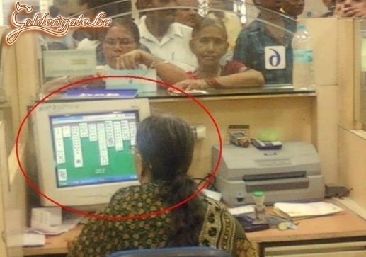 ezért halad lassna a sor