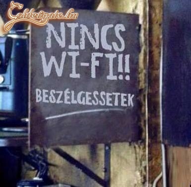 Nincs Wi-Fi!