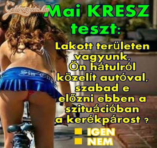 Kresz teszt