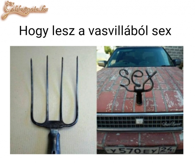 Vasvillából szex