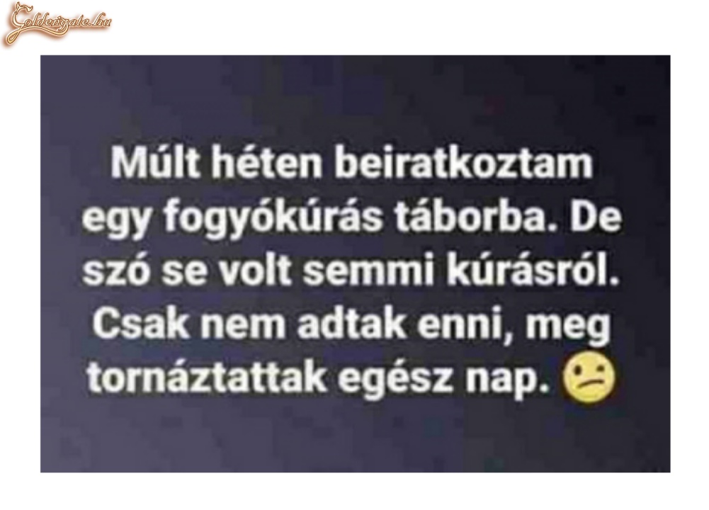 Fogyókúrás tábor