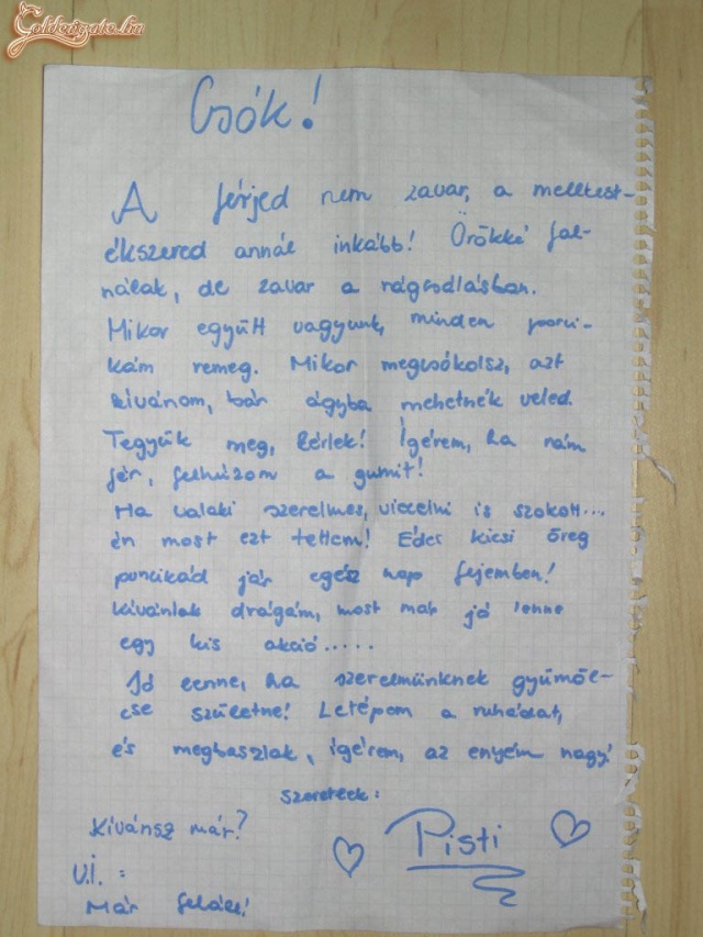 Az év szerelmes levele