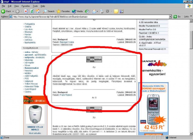 Lányok figyelem! Ilyen albérlet nálunk is kiadó :)