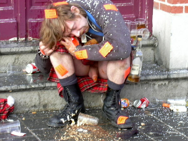 Ilyen a buli a skótoknál