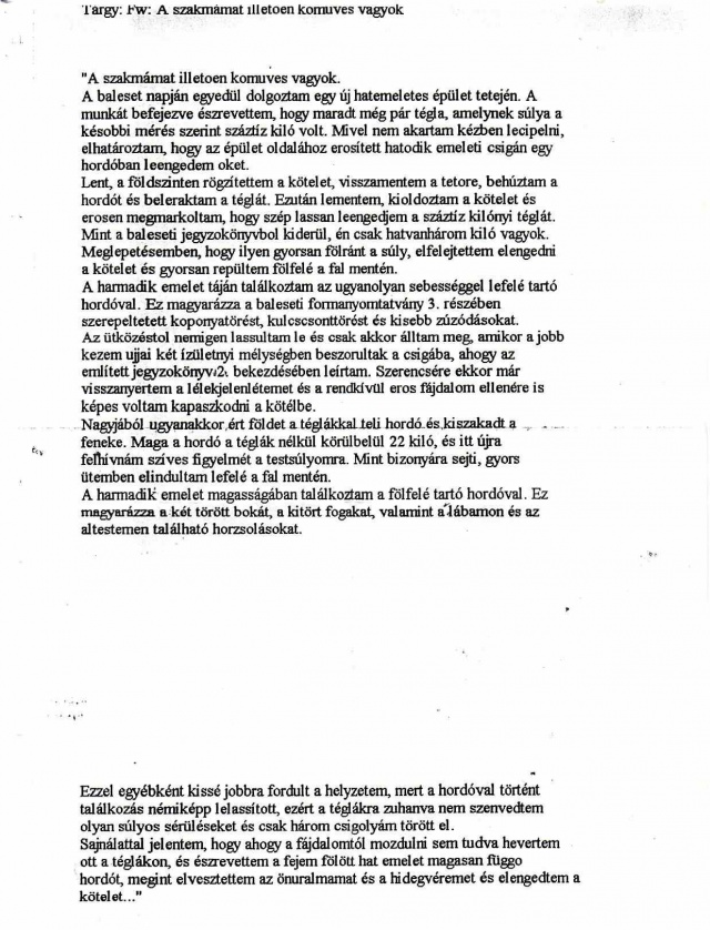 A szakmát illetõen kõmûves vagyok...