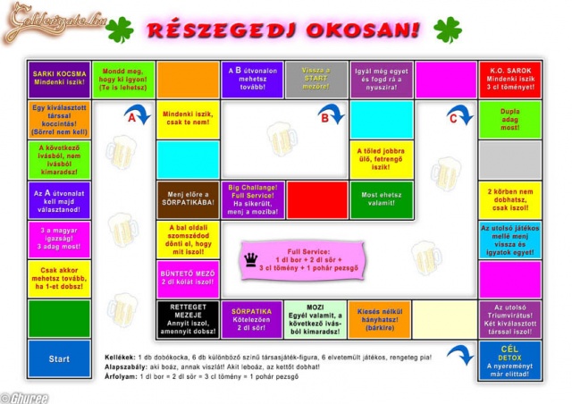 Részegedj okosan! Társasjáték felnõtteknek.