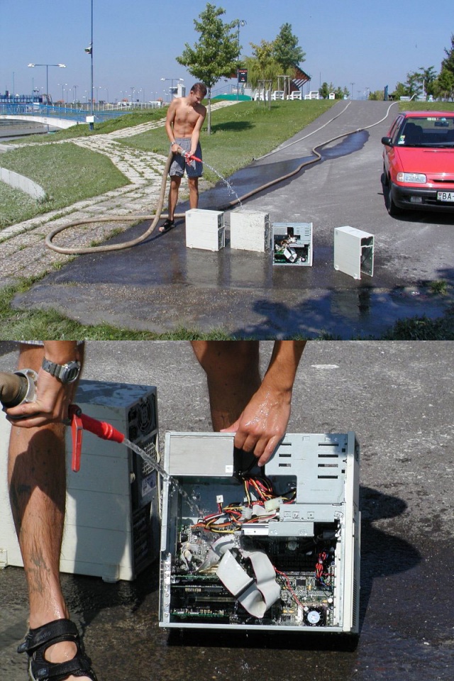 Ez vajon egy új pc tisztítási vagy egy újfajta vízhûtési módszer akar lenni? :)