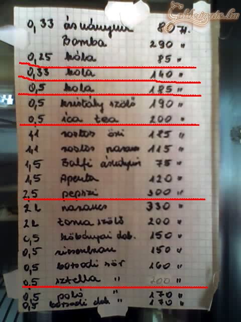 Igényes büfé ica teával