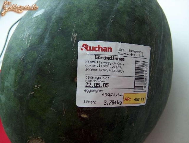 Miből készül az auchan dinnye