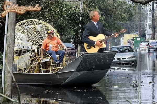 Bush New Orleansban 2.