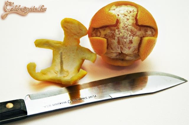 Ezt a narancsot valószínűleg egy GG látogató pucolhatta meg... :)