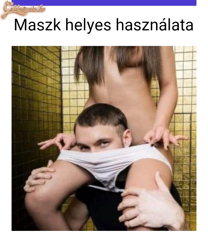 Maszk helyes használata