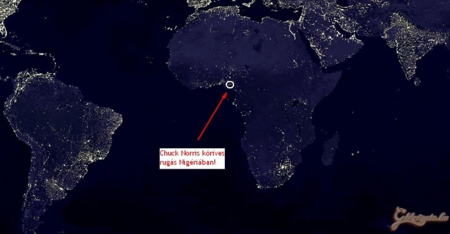 Még az űrből is látszik!