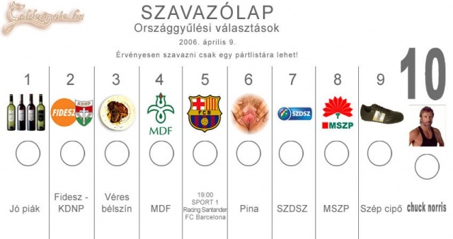 Az én szavazólapom