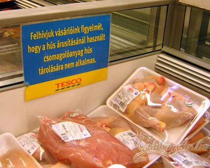 Okosság az egri tescoból