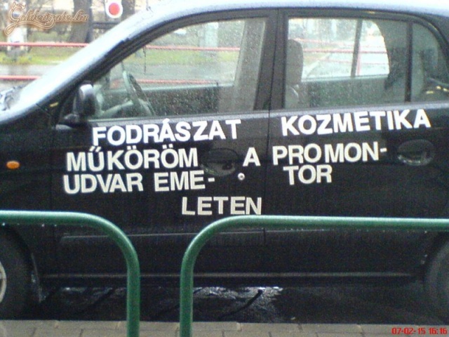 Ügyesen felírták!