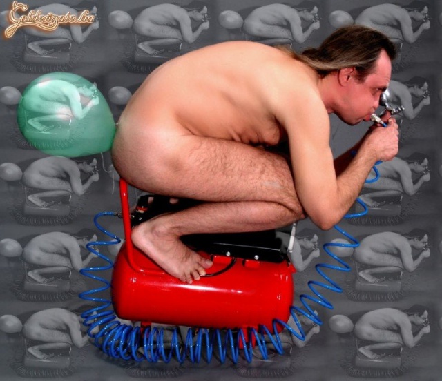 Így is lehet lufit fújni