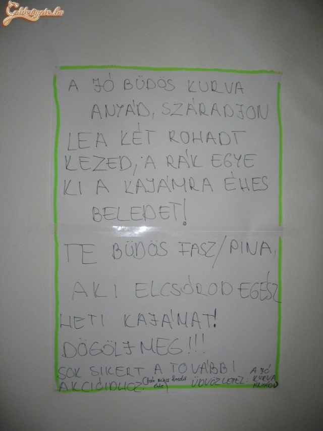 Ezt hova írhatták fel?