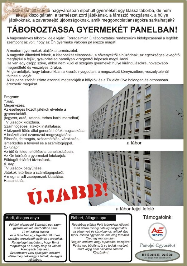 Panel tábor!