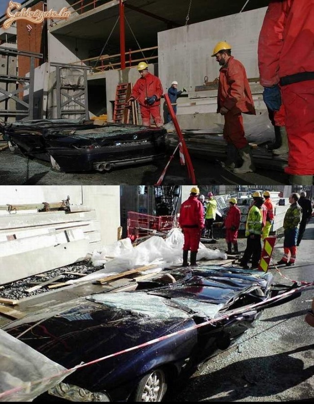 Erre lehet, hogy valami ráesett...