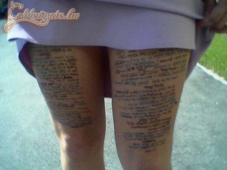 Jól jön egy-két újabb puskázási módszer...