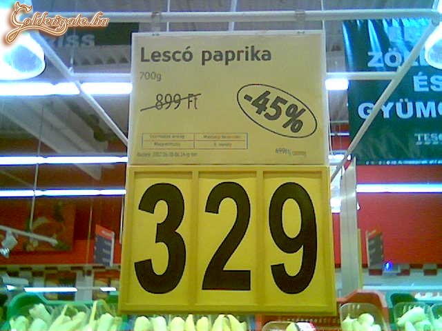 A tesco és lecsó ötvözése
