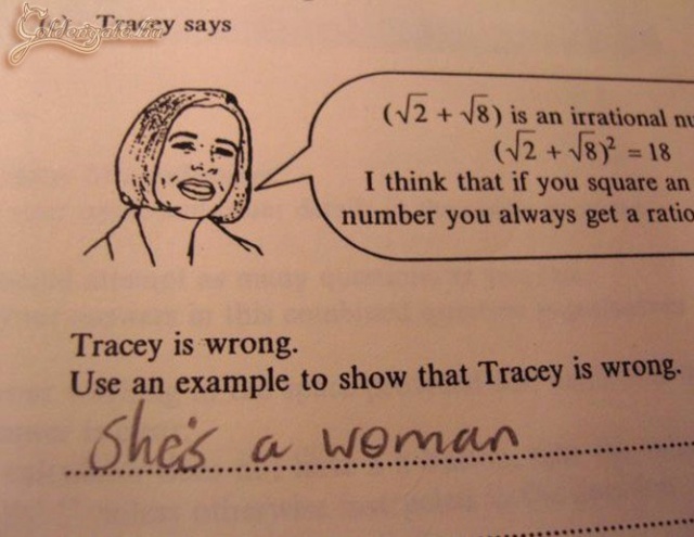 Tracy hülye...