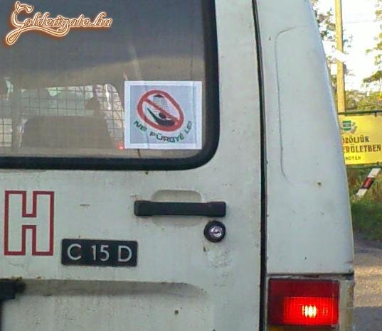 Ne fürgyé le!