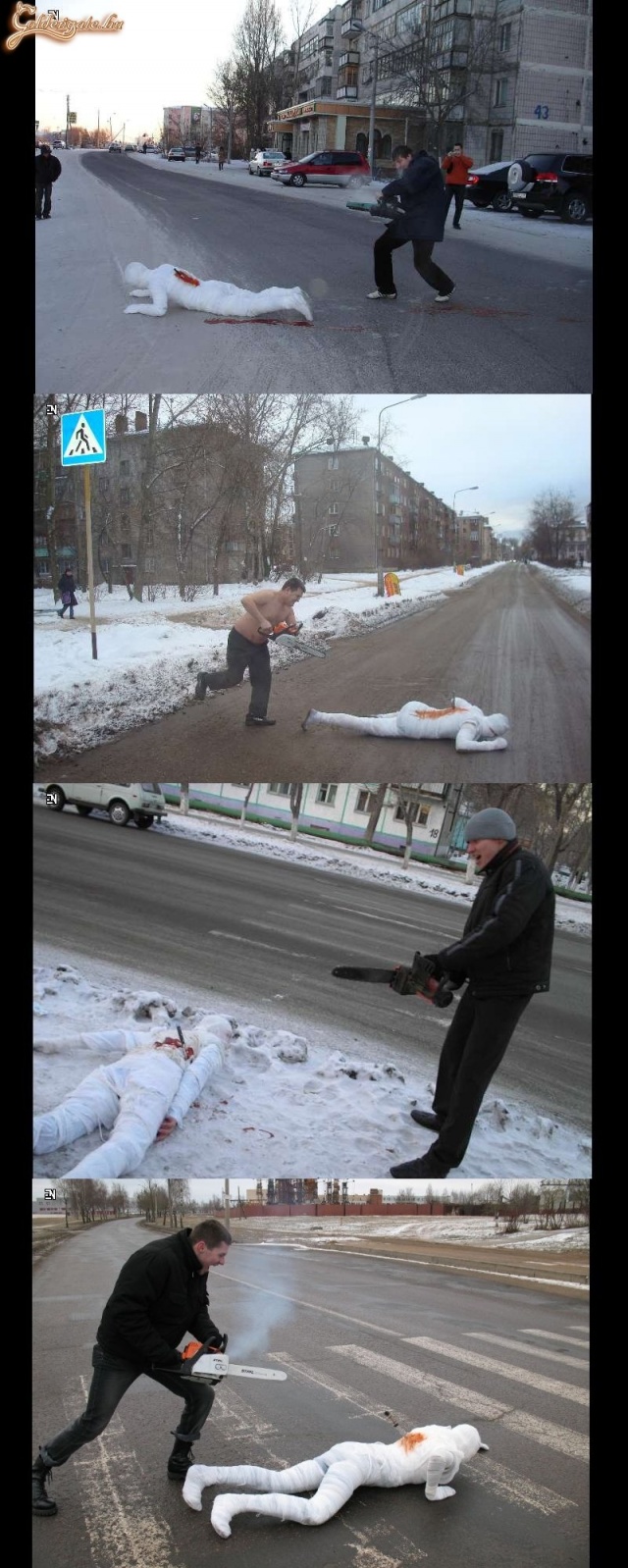 Beteg emberek hülye játéka...