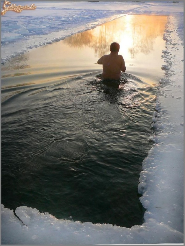 Jól esik egy kis hűsítő fürdő télen