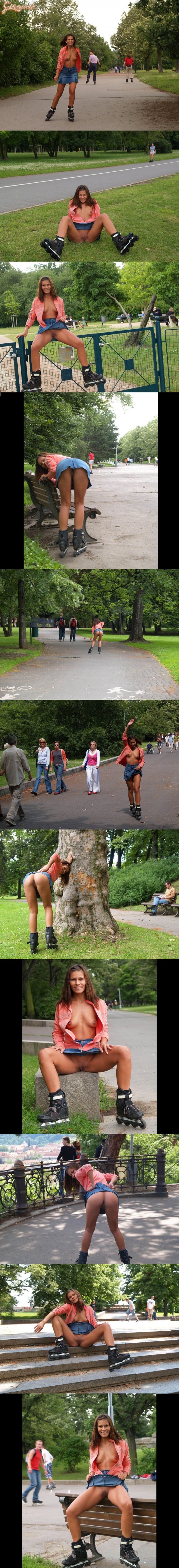 Végre jön a jó idő, irány görkorizni! Gyerünk csajok, példát venni!