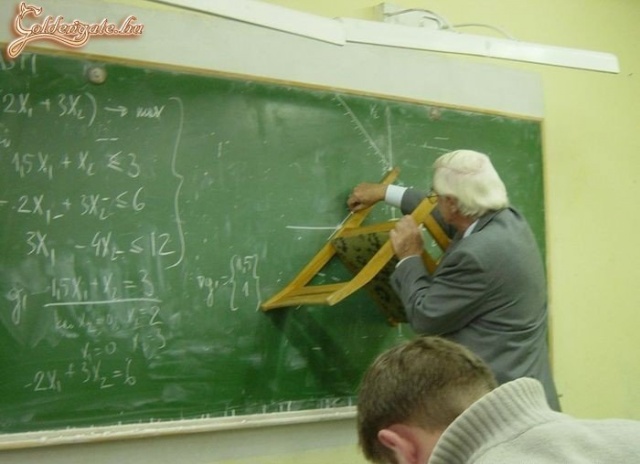 Hiába, ha nincs kéznél vonalzó...